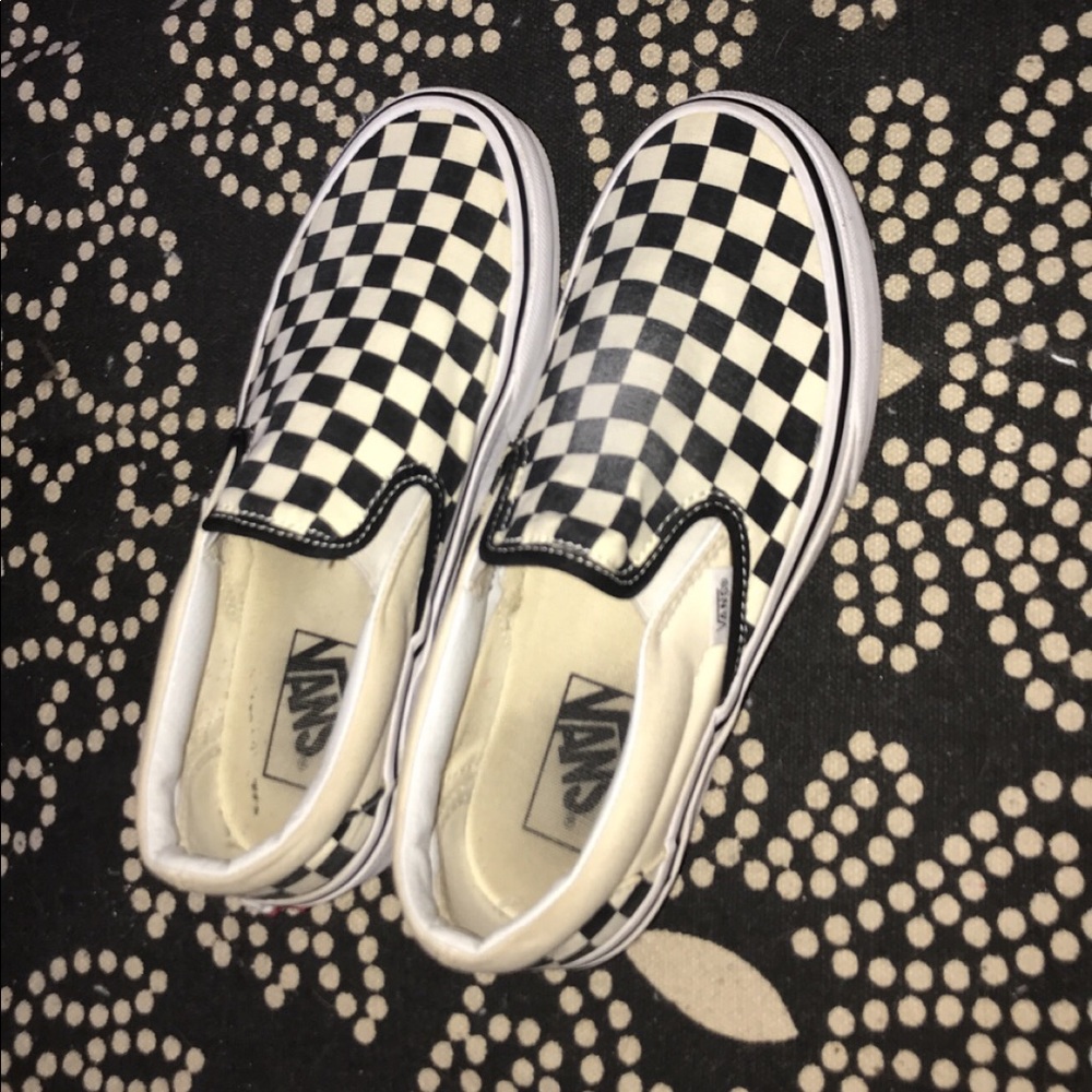 Checkered Vans